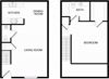 1 Bed 1.5 Bath Loft